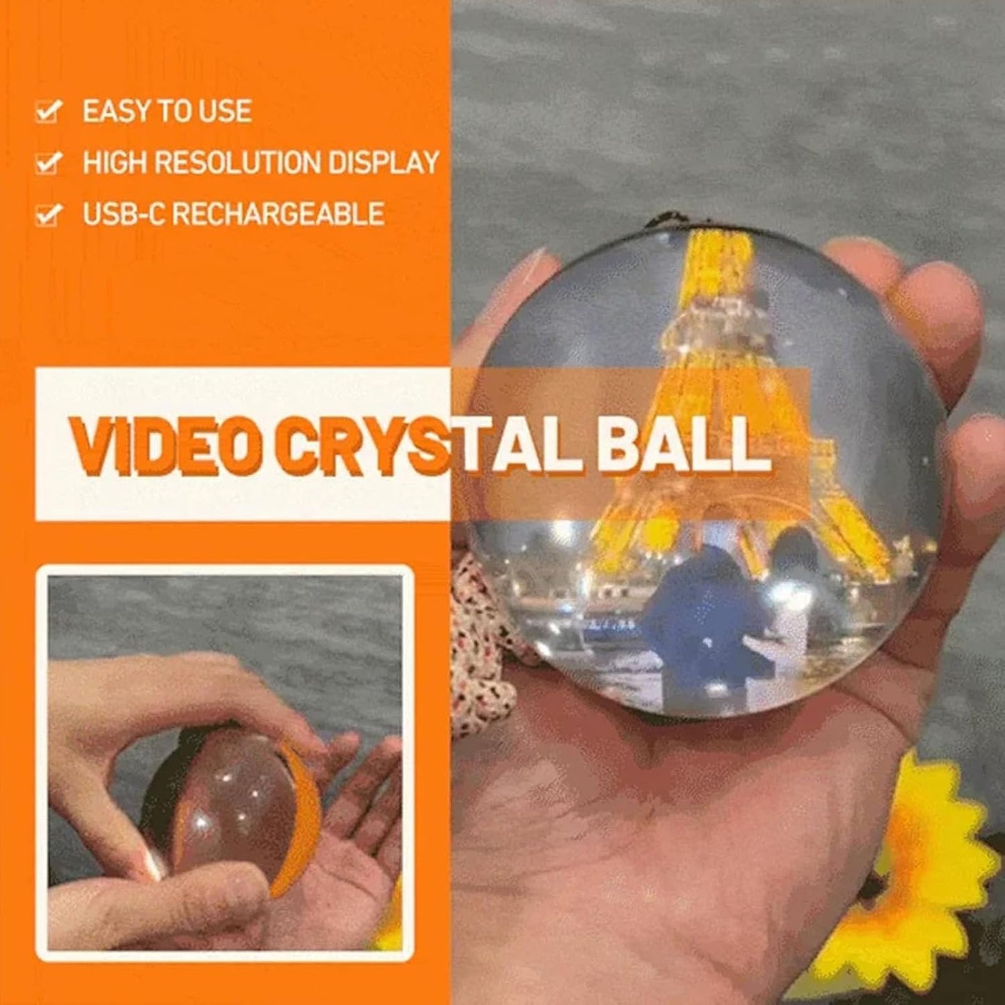 MAGICGLOBE™ Magische Video Bol Display